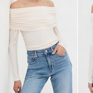 NWT Reformation Florentina Knit Top